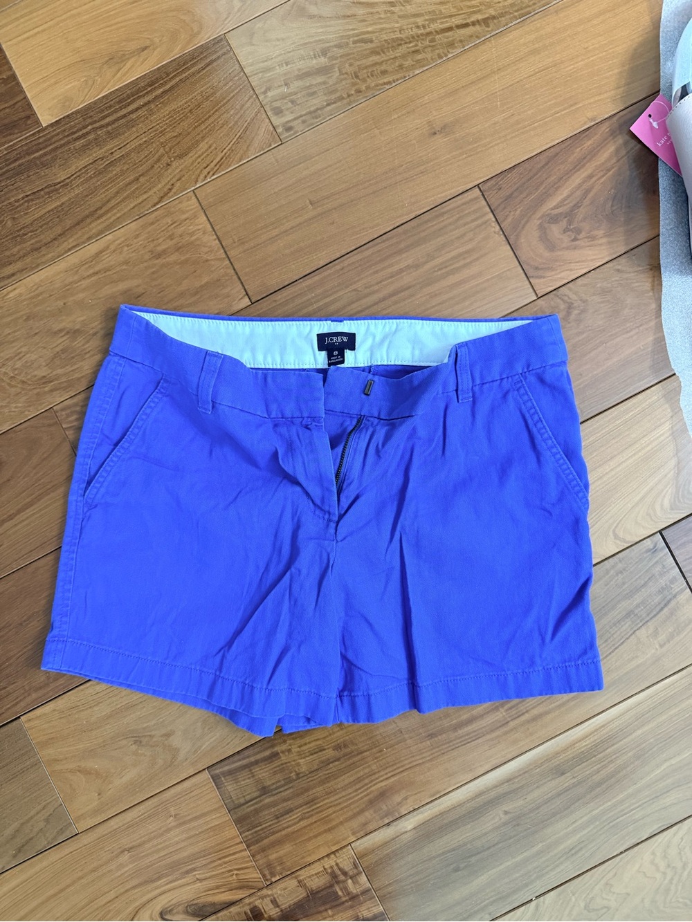 J. Crew Women's Bright Blue Chino Shorts
